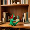 3D-печатная качающаяся ящерица Украшение Пружинная качающаяся фигурка ящерицы Игрушка-антистресс Украшение для дома и офиса Подарок для любителя мемов