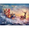 Diamond Embroidery Christmas Girl In Sleigh 5D DIY Diamond Mosaic Diamond Painting