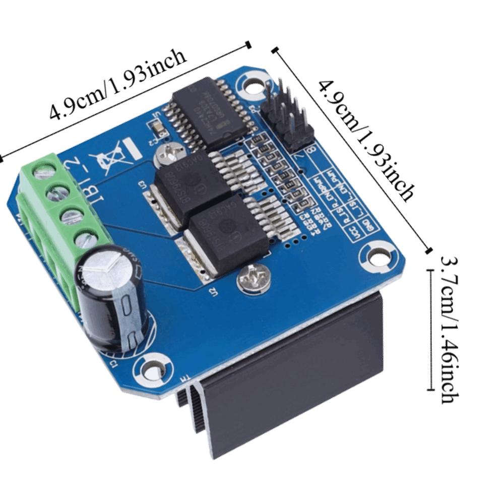 BTS7960 High Power Motor Drive Module 43 A BTS7960 43A Driver Module Motor Driver  DIY Electronics