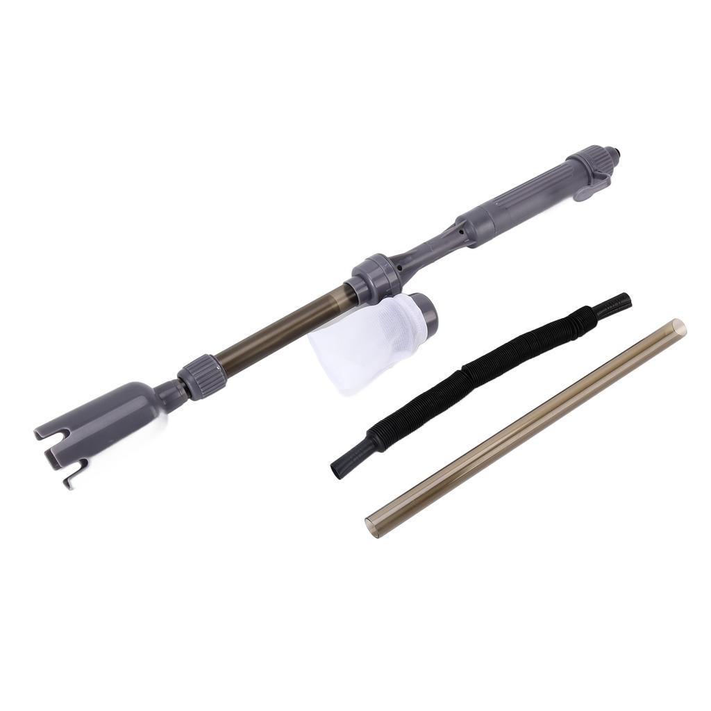 Электрический пылесос для аквариума, телескопический многоцелевой очиститель гравия и песка для аквариума