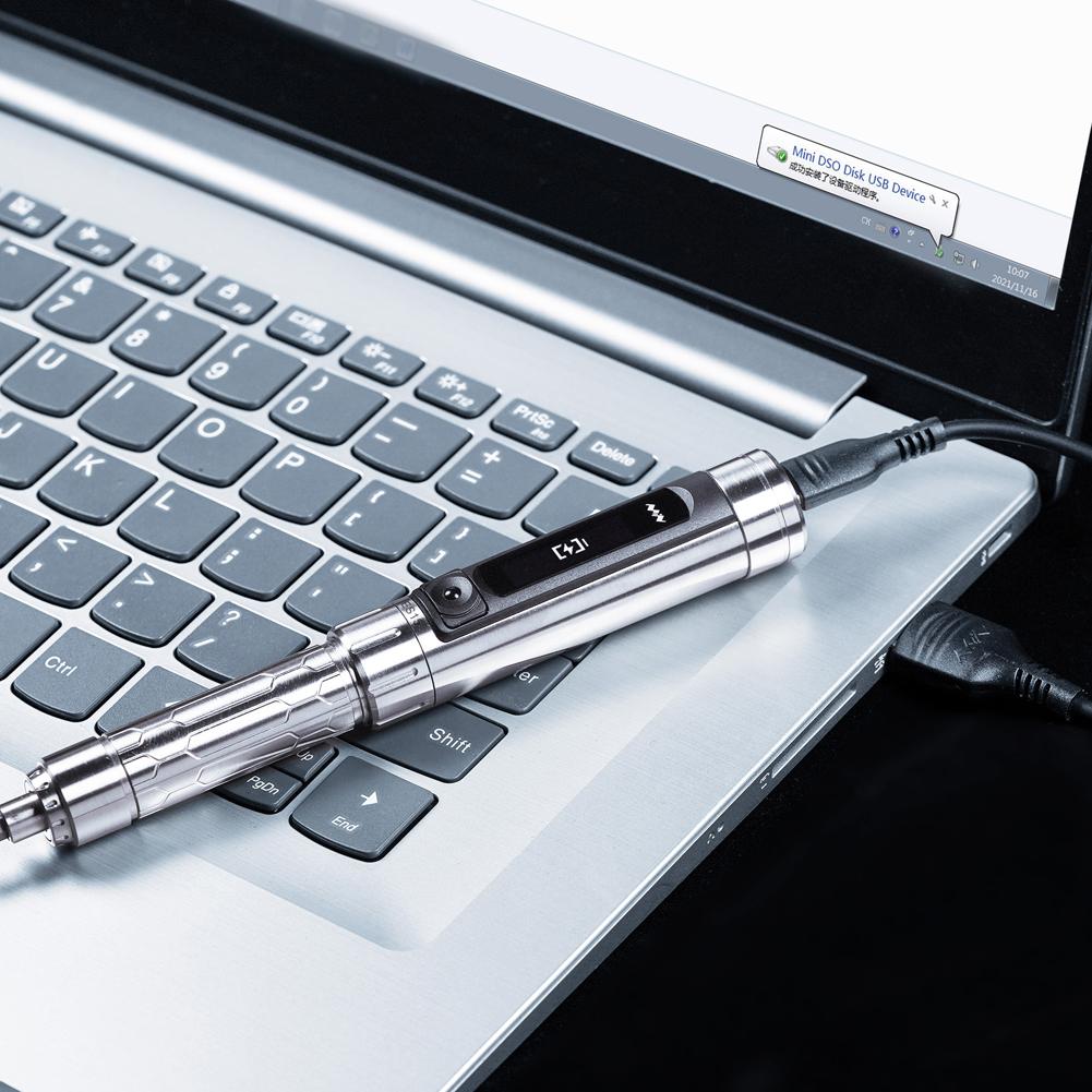 MINIWARE ES15 Электрическая отвертка с интеллектуальным управлением движением Ручная портативная отвертка High