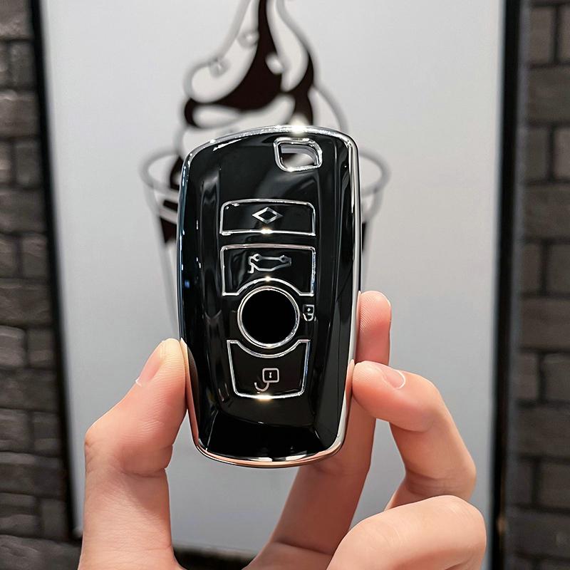 ТПУ Чехол-оболочка для автомобильного ключа Брелок для BMW 1 3 5 7 Серии X1 X3 X4 X5 F10 F15 F16 F20 F30 F18 F25 M3 M4 E34 Аксессуары
