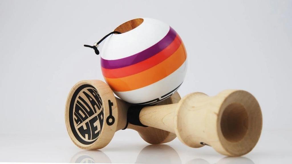 Okendama Kendama MAZE Series ZERO1 Shape SHTICK V2 Paint Sticky Paint (MAZE 4)