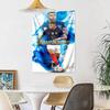 Mbappe Custom Your Name Wall Decor Tapestry Art For Pet Memorial Birthdaywedding Party Backdrop Family Gift