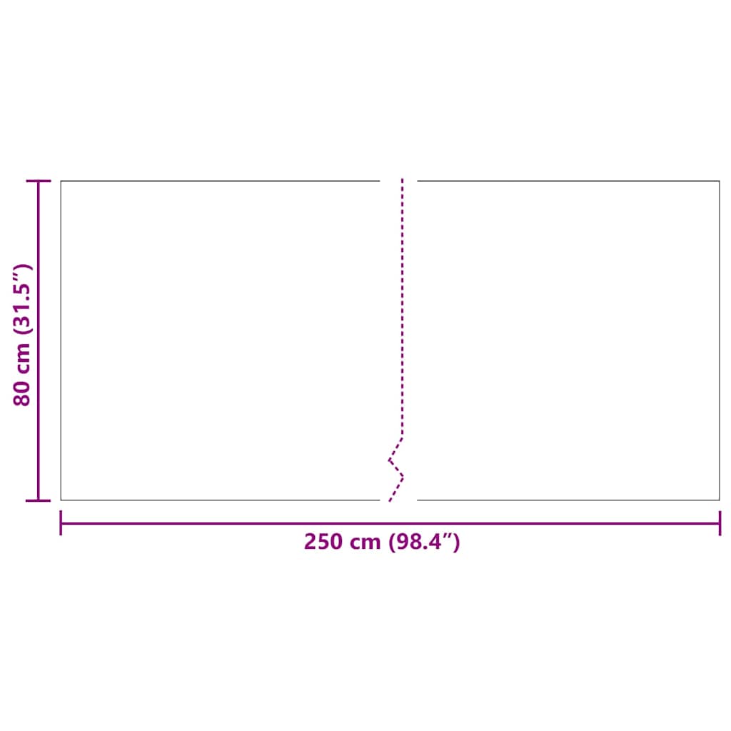 Серый ковровый дорожка 80 x 250 см Ткань