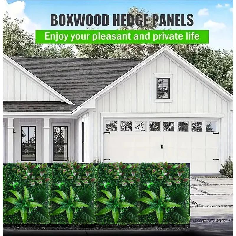 1 шт. Искусственные зеленые панели для стены из растений, Имитация растения, Декорация для фона стены, 3D Бионическое растение, Уличный газон, Искусственная трава