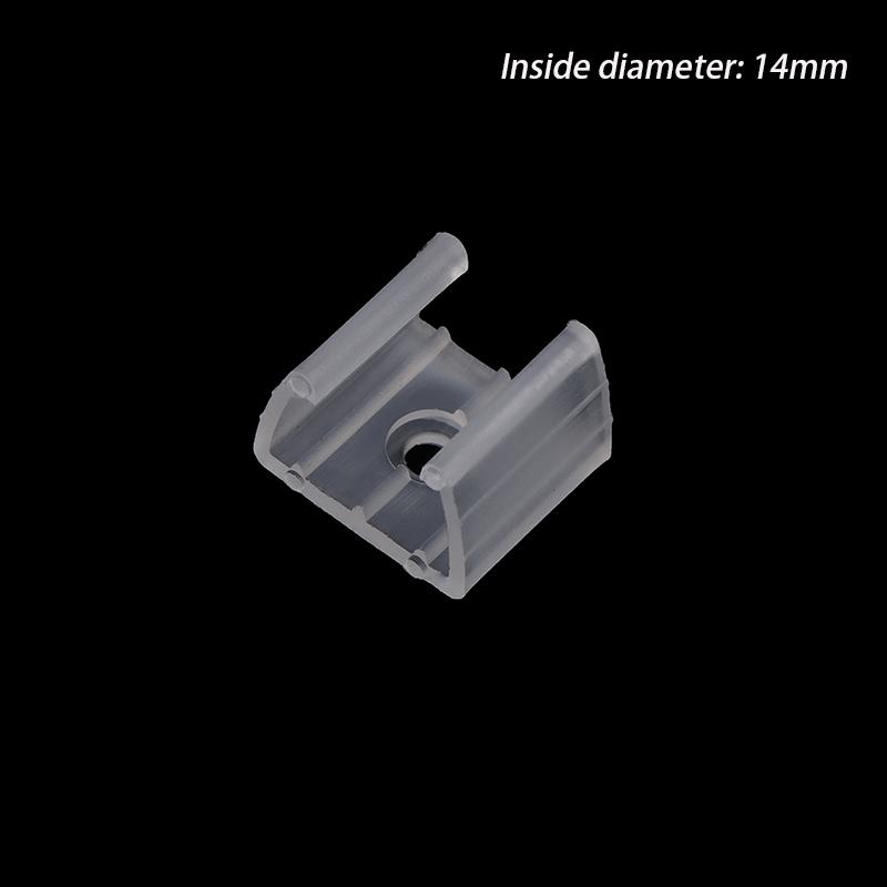 20 шт. 10/12/14/17/20 мм светодиодная лента фиксирующие зажимы разъем для фиксации 2835 неоновый свет 220 В Cob пластиковая пряжка гибкие аксессуары AVE