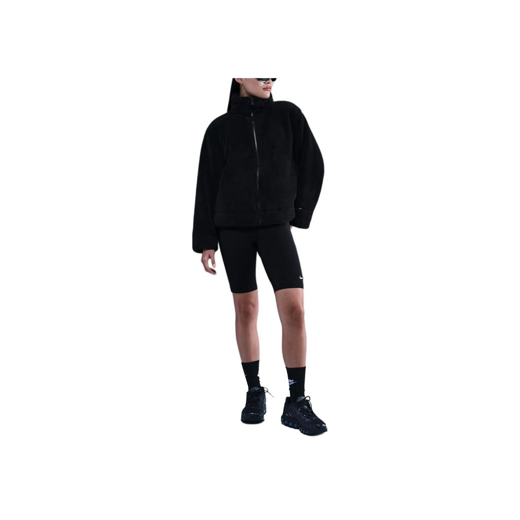 Nike Sportswear Essentials Series Skin-Friendly Comfortable Solid Color Fleece Top Women tops HV2816-010