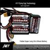 AEROEGGTECH 18650 3000mAh 10C High-Rate LiPo Battery CN plug (adapter included)