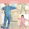 Cartoon Jumpsuit Raincoat Children Kids Rainwear Boy Girl Waterproof Poncho