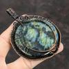 Дерево жизни лабрадорит медный кулон медная проволока обернутый кулон драгоценный камень ювелирные изделия ручной работы подарок для матери большой камень лабрадорит ювелирные изделия