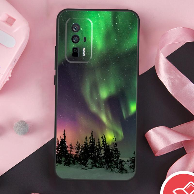 Чехол «Северное сияние» для Xiaomi 13 14 Ultra 11T 12T 13T Pro 12 Lite POCO X6 Pro F5 M6 X5 X3 F3 M5s F6