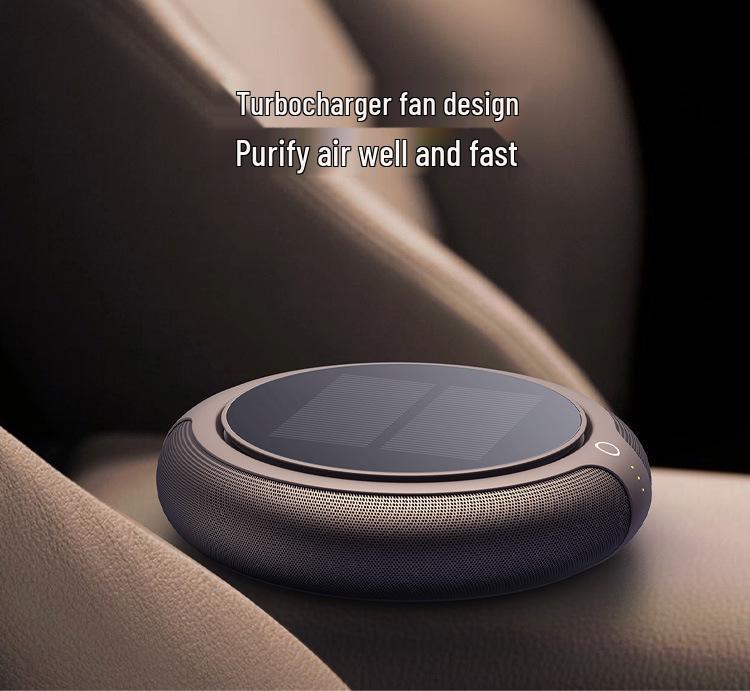 Беспроводной умный солнечный автомобильный очиститель воздуха с отрицательными ионами