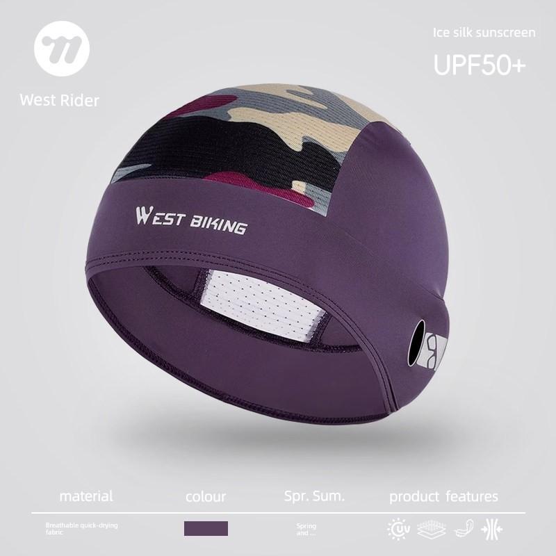 West Rider Summer Ice Silk Cycling Cap Bicycle Sun Protection Headgear Unisex Helmet Liner Breathable Headscarf
