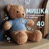 Teddy bear in a sweater 30 cm / Teddy bear gift for March 8 girl, mother