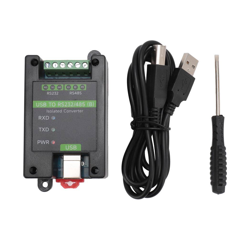 Преобразователь USB в RS232 RS485 Чип FT232RNL Промышленный класс Изолированный USB-преобразователь с 3 светодиодными индикаторами для Windows для