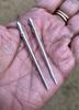 2 Piece 925 Sterling Silver Toothpick for Teeth, Fruits, Food, Plain Design, 4.5 gram, 6 cm Free Ship
