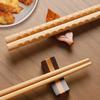 1 пара палочек для еды, термостойкие пищевые нескользящие расширенные деревянные палочки для сбора еды, бытовые палочки для жарки и кулинарии