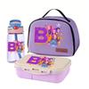 Korean Pop Demon Hunters Bento Case+Lunch Pouch+Water Bottle 3pcs Kit RUMI ZOEY Animation Design Student School Supplies Food Container Drinkware