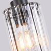 Lampe suspendue - NETTLIFE - Suspension 4 flammes (table à manger) - Noir - Métal &amp; verre - E27