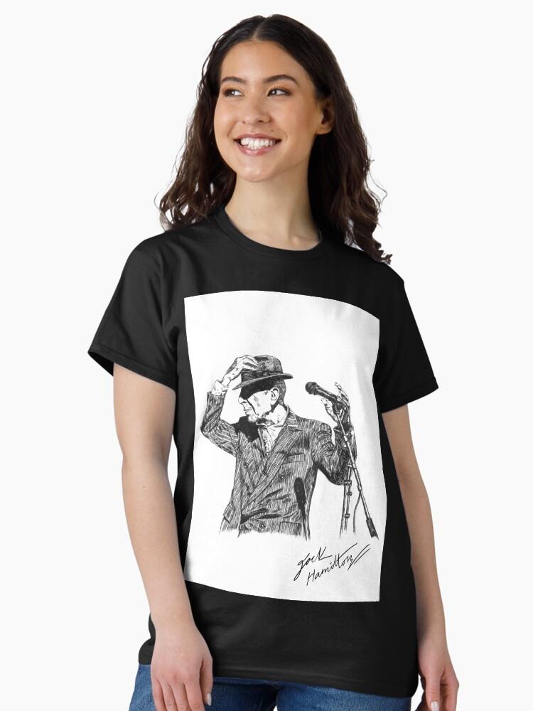 Leonard Cohen Leonard Cohen Original Hand Drawn Ink Print Classic T-Shirt