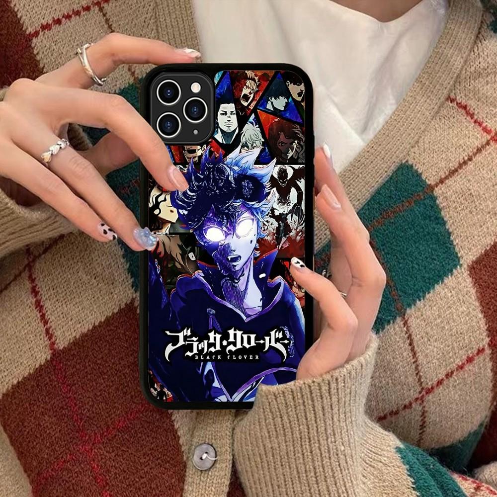 Чехол для телефона Black Clover Силиконовый PC+TPU Для Для IPhone 11 12 13 14 15 16 Plus Pro Max Чехол