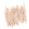 100Pcs Disposable Bamboo Fork Two-Tooth Fruit Fork Catering Household Fruit Fork