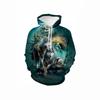 New Men's Hoodie Autumn Winter Featuring Creative 3D Digital Printing Oversized Casual Comfortable Warm Fashionable Personalized Hoodies