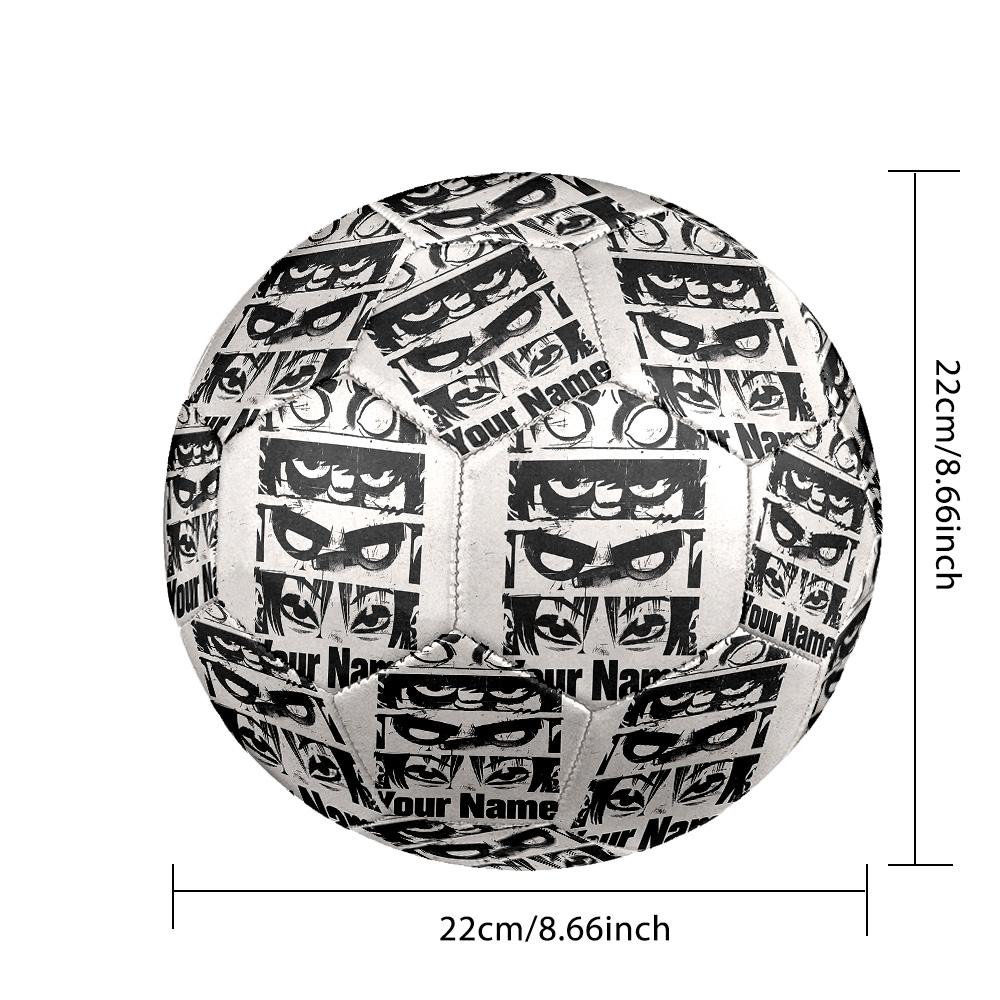 Size 5 FootballGorillaz Durable PU Soccer Ball for Sports Training Outdoor Competition
