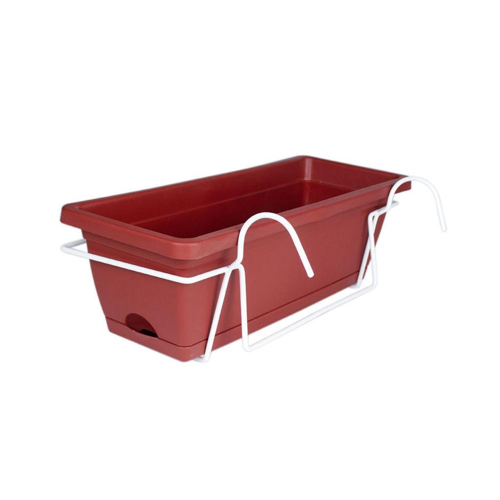 Window Box Planter Outdoor Wall Planter Railing Planter Pot Hanging Balcony Planter for Patio