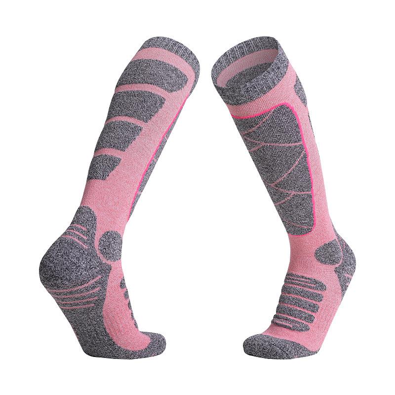Women Outdoor Sports Ski Socks Cold Weather Socks for Snowboarding, Snow, Winter, Thermal Knee-high Warm Socks, Hunting