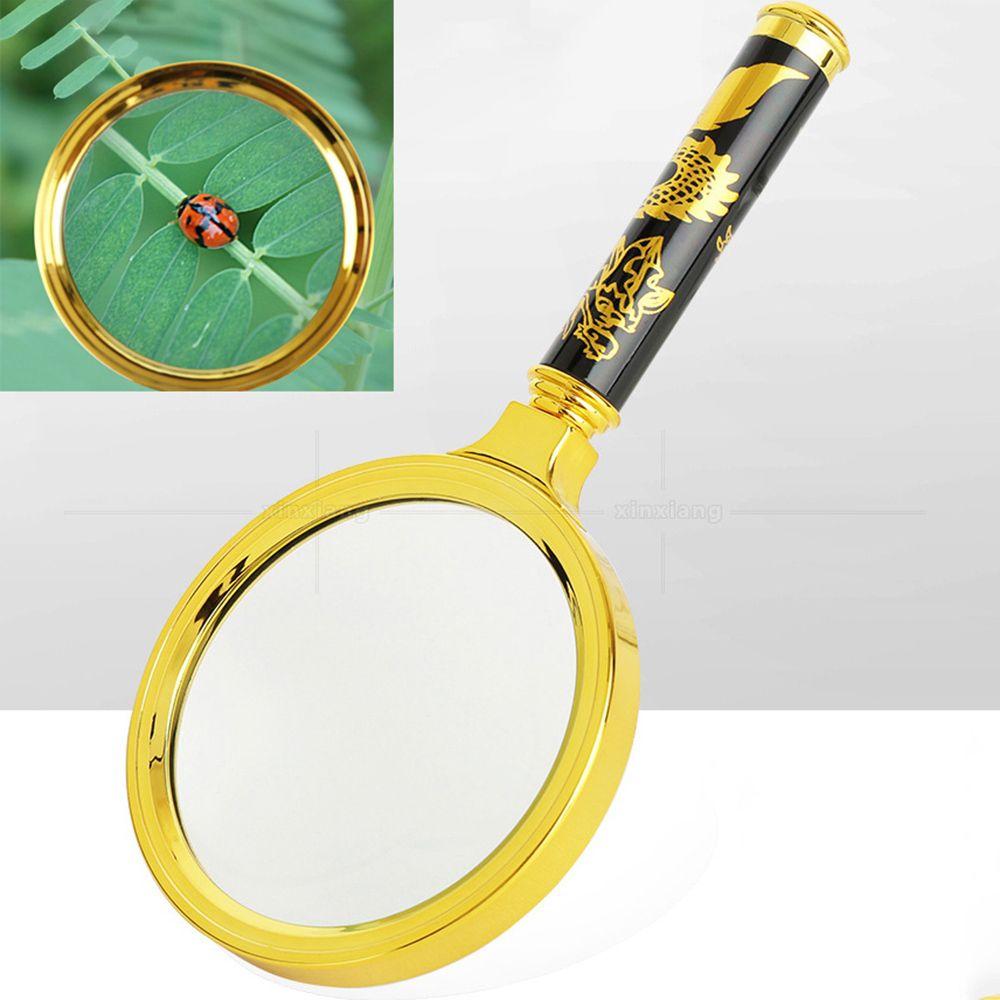 Quality 60/70/80/90/100mm HD Handheld Microscope Magnifying Glass Lens Reading Jewelry Magnifiers