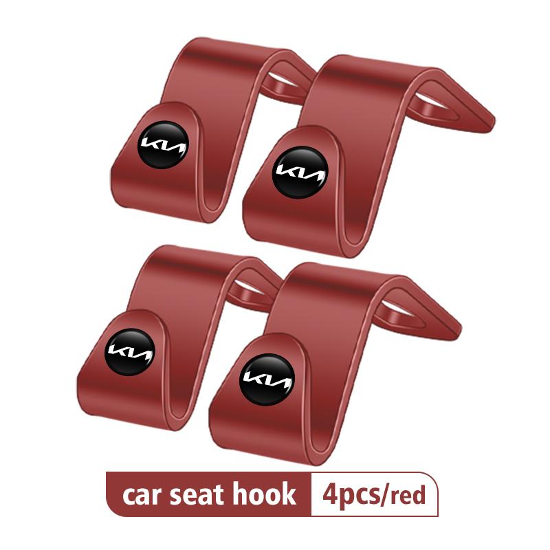 For KIA Auto ABS Multi-Purpose Headrest Hook Car Seat Back Multi-function Hooks Rio K5 K2 Sportage Ceed Sorento Picanto Stinger gbfu50