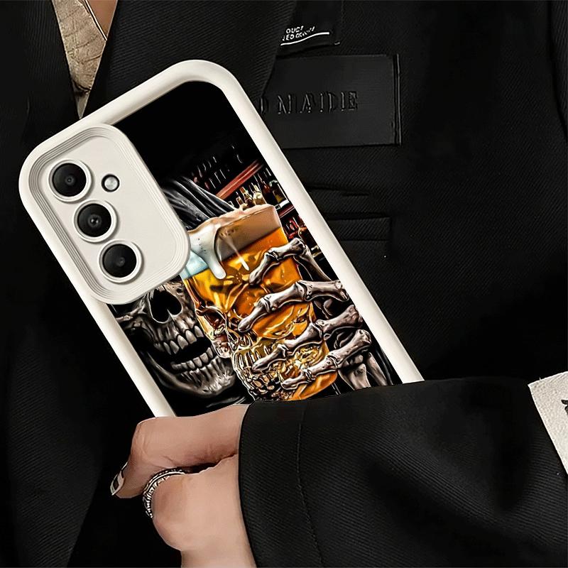 Чехол для телефона Samsung Galaxy S26 S25 Ultra S24 FE Смешной Пивной Пузырь Летний Чехол S23 Plus S22 + S21 S20 5G Мягкий Силикон Funda