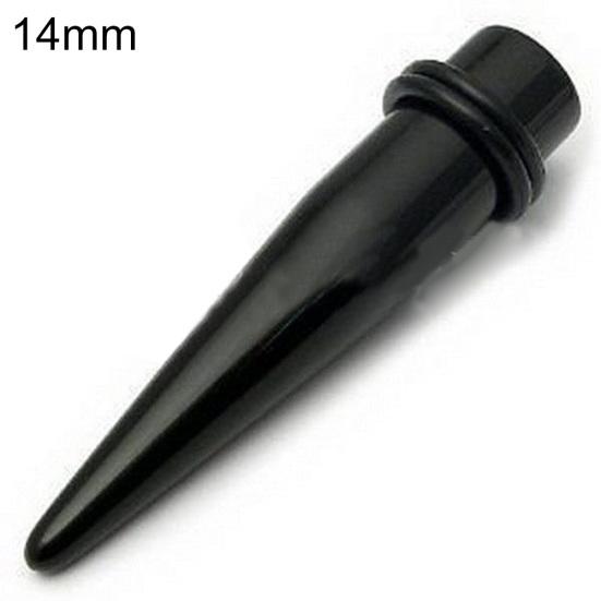 Черный прямой акриловый конусообразный расширитель для ушей, носилки, коническая вилка, устройство