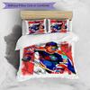 Wayne Gretzky Printed 3PCS Bedding Set Soft Breathable Duvet Cover Pillowcases Set Washable Bedroom Decor Home Gift