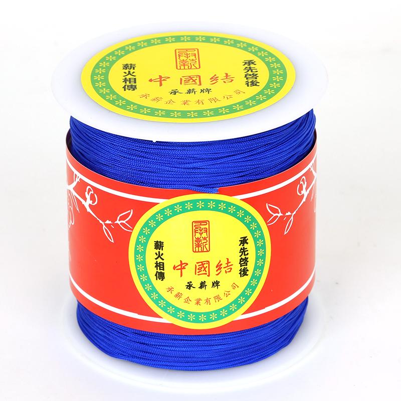 1.5mm/1mm Nylon Cord Chinese Knot Cord Woven Bracelet String Thread for DIY Jewelry Making