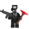 12 шт. Мини-фигурки Skibidi Toilet Аниме-игрушки ТВ-Человек Оператор Говорящий Человек Строительные Блоки Модель для сборки Игрушка Для Подарков Детям