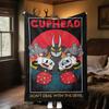 Cuphead's Devil Deal Soft Comfortable All Seasons blanket Sofa Office Naps blanket Outdoor Travel throw Perfect Gift