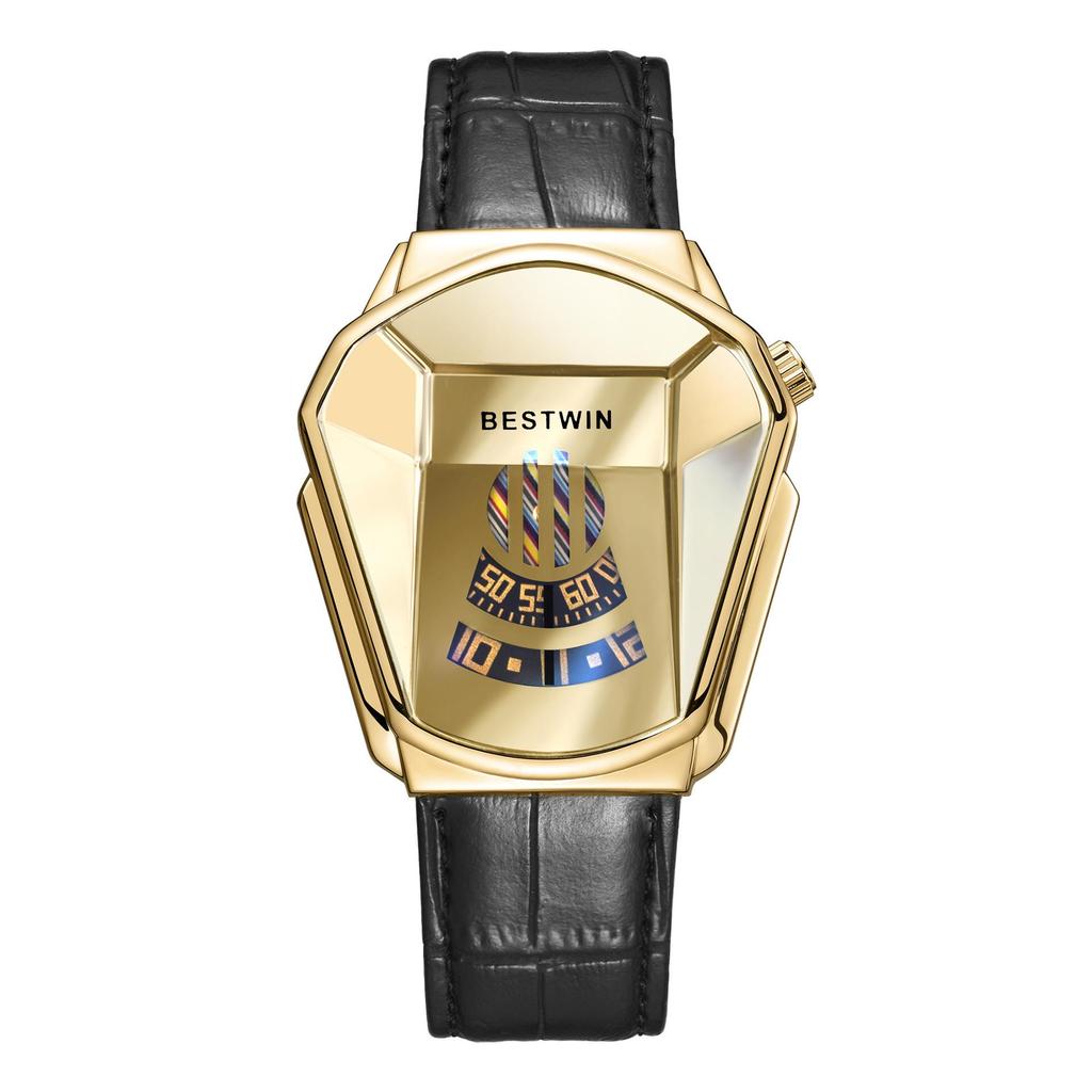 BESTWIN Мужские кварцевые часы из сплава с бриллиантами - Модные парные часы