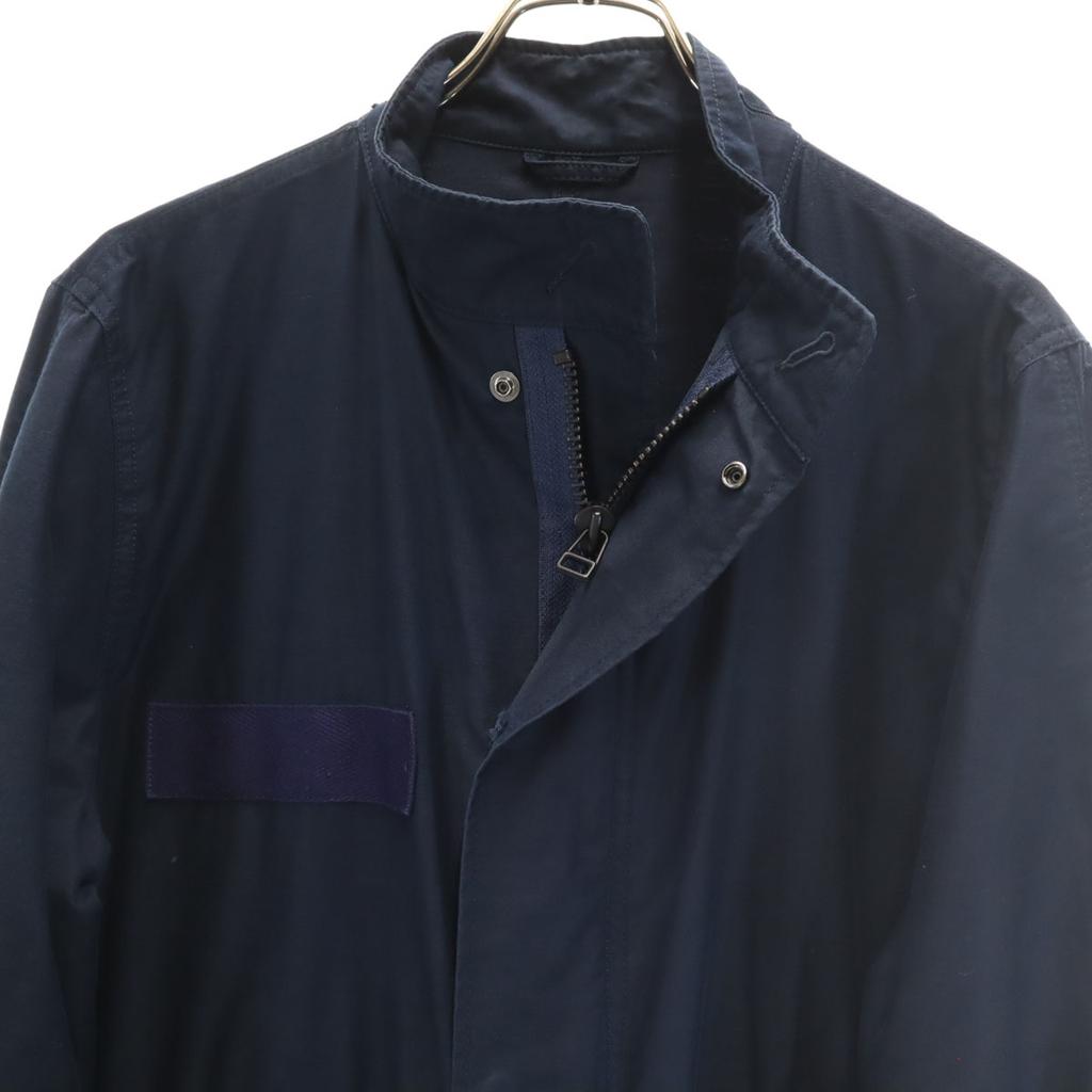 СОФНЕТ. сделано в Японии Воротник-стойка Военное пальто M Темно-синий Мужское Б/У