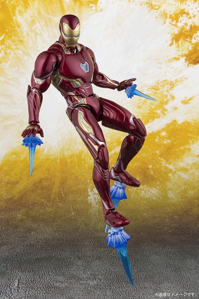 TAMASHII NATIONS Мстители Железный человек Марк 50 155 мм окрашенная подвижная фигурка SHFiguarts (Мстители/Война бесконечности) приблизительно. ПВХ/АБС