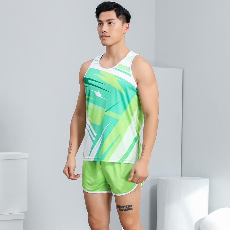 Унисекс Комплект тренировочного костюма для легкой атлетики для бега, марафона, спринта и соревнований по физкультуре