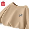 MINISO Мужская летняя повседневная свободная футболка из чистого хлопка