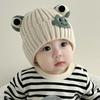 Autumn and Winter Cartoon Baby Wool Hat Children's Knitted Hat Ear Protection Boys and Girls Warm and Windproof Winter Baby Hat