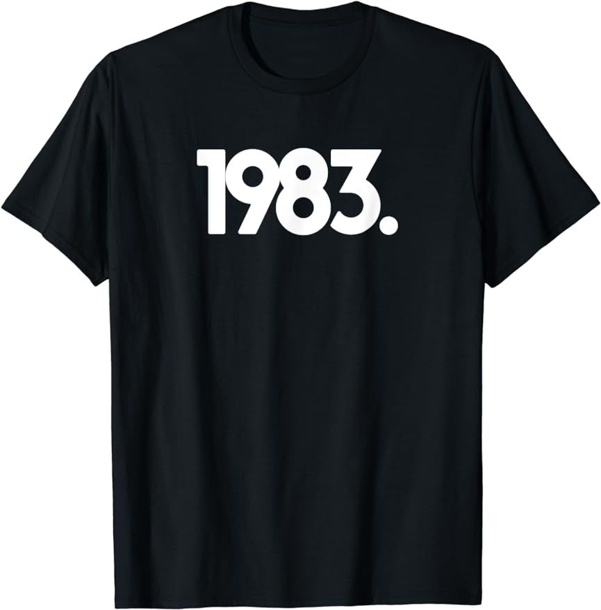Мужская футболка на 43-й день рождения, родившийся в 1983 году, ретро, уличный стиль, винтажная, ретро, для мужчин, с принтом, подарки на день рождения