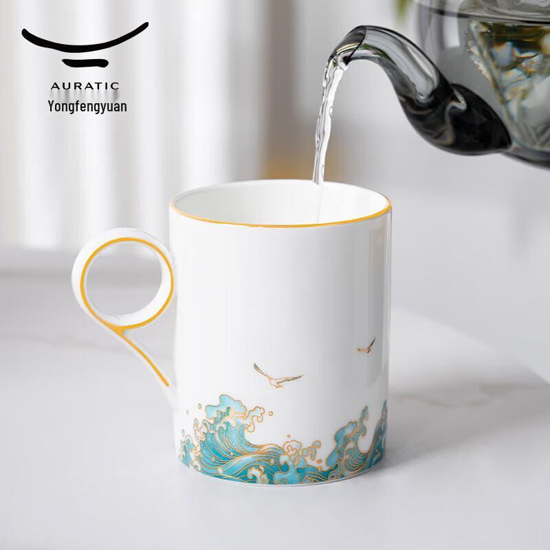 Керамическая кружка Yongfengyuan Auratic 'Hai Kua Tian Gao'