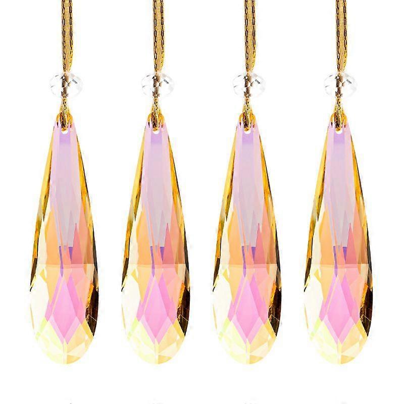 Crystal Suncatcher Pendant Glass Crystal Rainbow Hanging Suncatcher