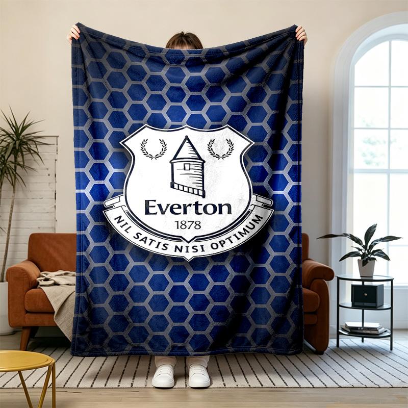 Everton Soft and comfortable flannel Suitable for sofas living rooms outdoor camping travel and also makes a great anniversary gift