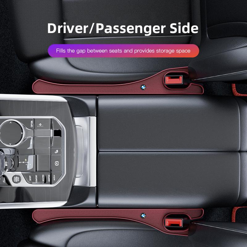 2Pcs Car Seat Gap Strip Car Interior Ieak Proof Storage 2-in-1 For BMW M E90 G80 M3 G30 M5 F82 F83 F20 F21 G42 F95 F96 X1 X2 G42 XR1